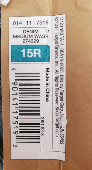 NWT Mossimo Skinny Fit Jeaans - Picture 4 of 5